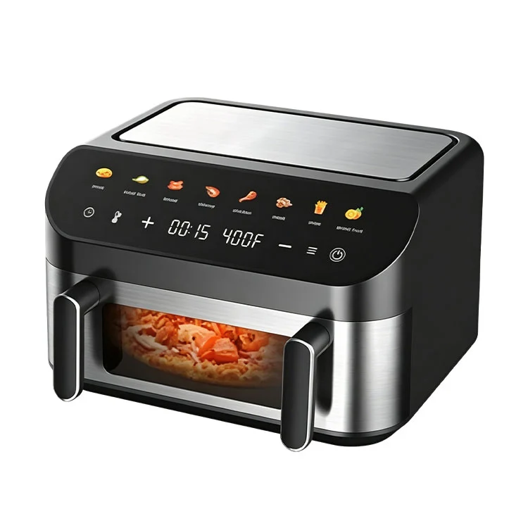 Dual pot 11L Air Fryer for Large Family Cooking