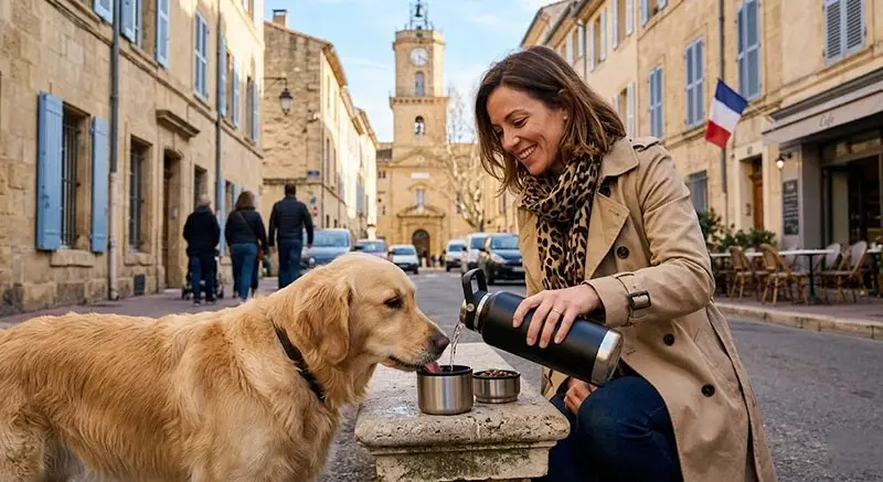 Insulated Stainless Steel Dog Water Bottle