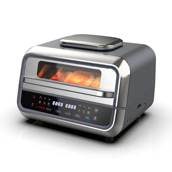 Stainless Steel Air Fryer with Smokeless Grill